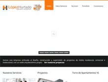 Tablet Screenshot of lopez-hurtado.com